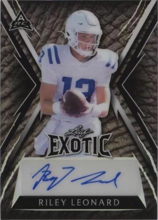 2023 Leaf Exotic Riley Leonard #BA-RL1