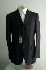 GIANNI VERSACE SUIT WINDOWPANE CHECK 50 IT NWT STUNNING 