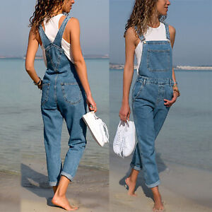 baggy denim jumpsuit