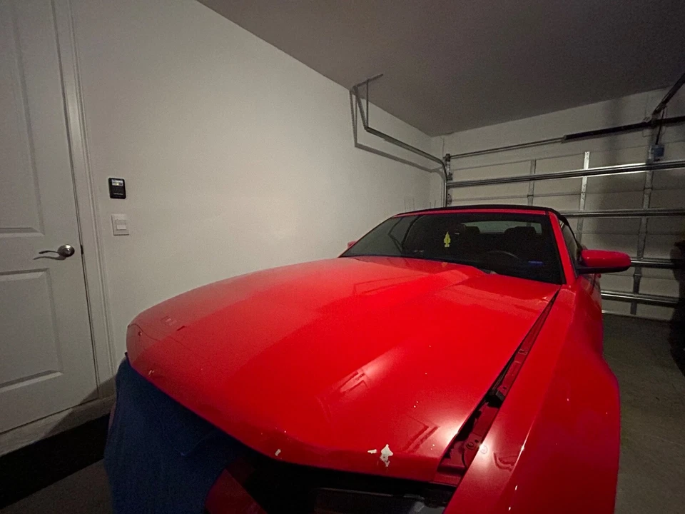 10-12 ford mustang hood race red (PQ color code) - Image 2 of 3