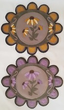 Through The Garden Gate coneflower/sunflower Penny Rug/Table Mat PATTERN