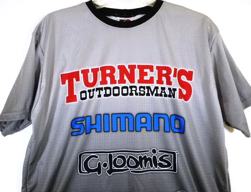 Turners Outdoorsman-Mens Performance Fishing T-Shirt, Medium, Short Sleeve - Picture 2 of 8