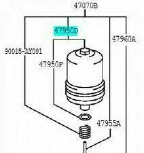 Toyota Genuine 47950-60020 ACCUMULATOR ASSY BRAKE BOOSTER FJ CRUISER GSJ1 OEM JP - Picture 5 of 12