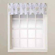 No. 918 Eve's Garden Semi-Sheer Rod Pocket Kitchen Curtain Valance, 54" x 14",