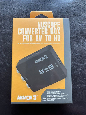 Armor3 Nuscope Converter Box for AV to HD, Component to HDMI w/ Upscaler