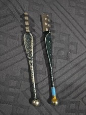 Lot Of 2 Vintage Gold Tip Glass Cutters Fletcher  Fletcher  2 USA
