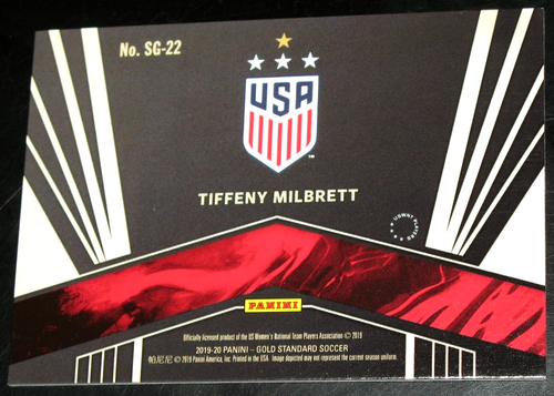 2019-2020 Panini Gold Standard Tiffeny Milbrett Solid Gold Fine # 22/29 USA - Picture 2 of 3