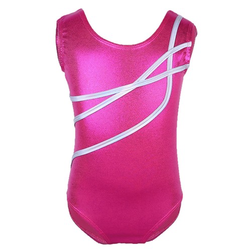 Girls Ballet Leotard Kids Sport Gymnastics Gym Tutu Jumpsuit Unitards Dancewear - Picture 74 of 101