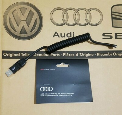 Audi Genuine USB Adapter Cable Lead for Apple iPhone Lightning 8S0051435M