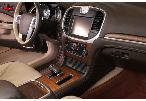 Carbon fiber Central Control Dash Decor Cover Trim Bezel for 2015+ Chrysler 300C - 第 299/371 張圖片