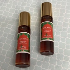NEMAT PATCHOULI FRAGRANCE OIL LOT OF (2) 1/3 OZ EA. CERTIFIED VEGAN ALCOHOL FREE