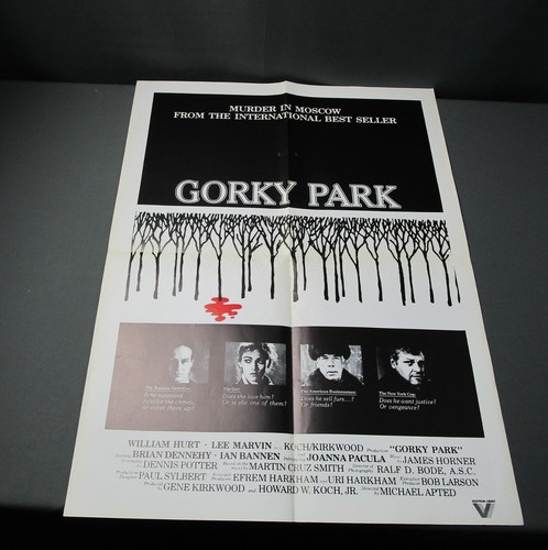 GORKY PARK 18x24 MOVIE POSTER Video News April 1984 William Hurt Lee Marvin