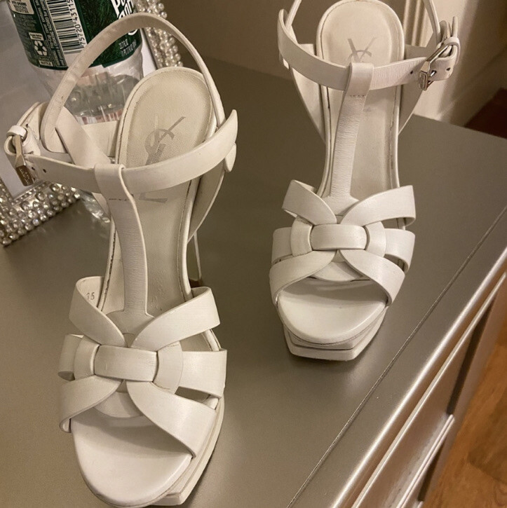 ysl bridal shoes