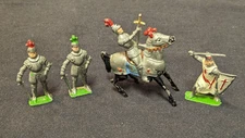 Choose Your Vintage Metal Knight Figurines - Johillco, Cherilea, others