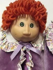 VINTAGE 1984 CABBAGE PATCH KIDS Purple Kids Plush Slippers “EUC” ~Adult Size 7/8
