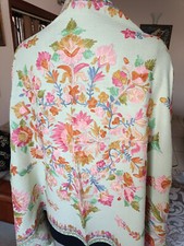 Peppermint LIFETIME BEST DESIGNR CREWEL HAND EMBROIDERED CASHMERE PASHMINA STOLE