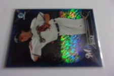 2016 Bowman Chrome Prospects Blue Shimmer Refractor Isan Diaz #BCP232