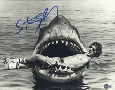 STEVEN SPIELBERG SIGNED AUTOGRAPH JAWS 11X14 PHOTO BAS BECKETT COA