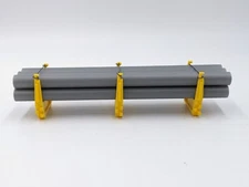 [MKE Flyer] Milwaukee Flyer Pipe Set for American Flyer Gondolas - Silver Pipes