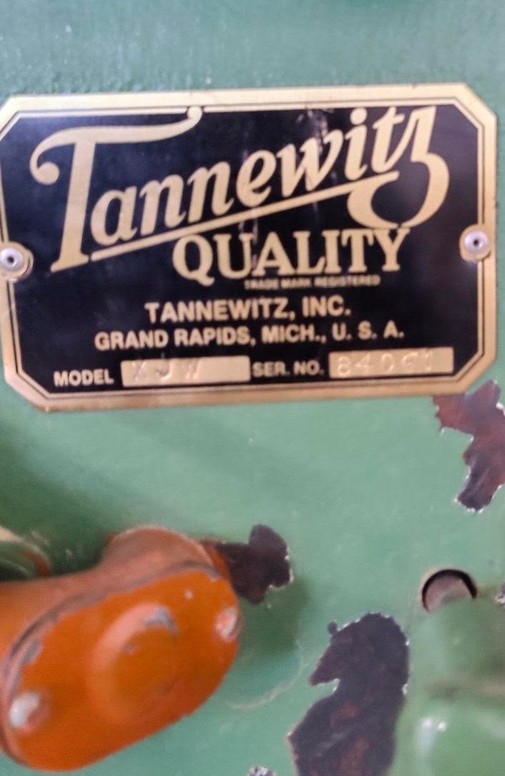 Tannewitz Model XJW Sliding Table Saw 10hp W/ Fence & 2 Miter Gauges (6127)