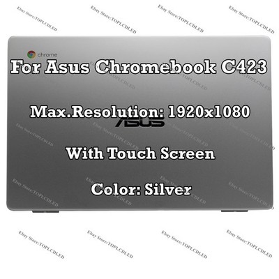 14''LCD TouchScreen Display Oberteil Baugruppe komplett Asus Chromebook C423N FHD