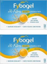 2 X Fybogel Orange Ispaghula Husk Natural Fibre Drink 30 Sachets