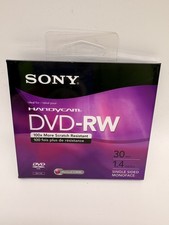SONY Handycam DVD-RW 30 Min 1.4GB NEW SEALED