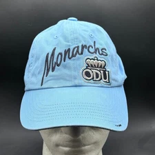 ODU Monarchs Hat Collegiate Headwear Men's Adjustable Light Blue Cap