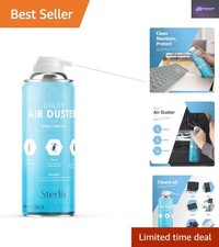 Professional Air Duster Can with Extension Tube - Safe for Electronics & Cars