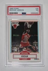 1990 Fleer Basketball Card #26 MICHAEL JORDAN Chicago Bulls PSA 7 NM