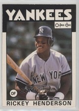 1986 O-Pee-Chee Rickey Henderson #243 HOF pb9