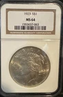 1923-P Peace Dollar NGC MS64 $1 Silver