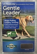Petsafe Gentle Lead Headcollar Large Dog 60-130lb Training No-Pull Charcoal Gray
