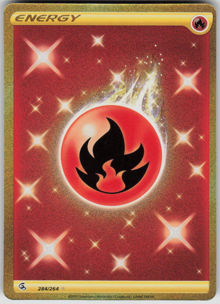 Fire Energy (Secret) - 284/264 - NM - SWSH08: Fusion Strike
