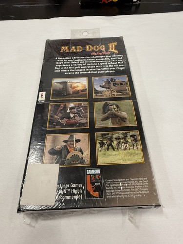Mad Dog II 2 The Lost Gold Panasonic 3DO, 1994 nuovo di zecca. La guarnizione è strappata linguetta da appendere - Foto 4 di 5