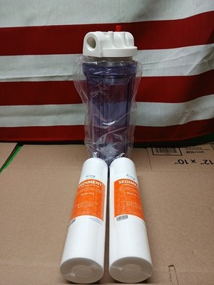 Ispring Hc14X2 Transparent Water Filter Housings 10Inch 1/2Inch Inlet/Outlet