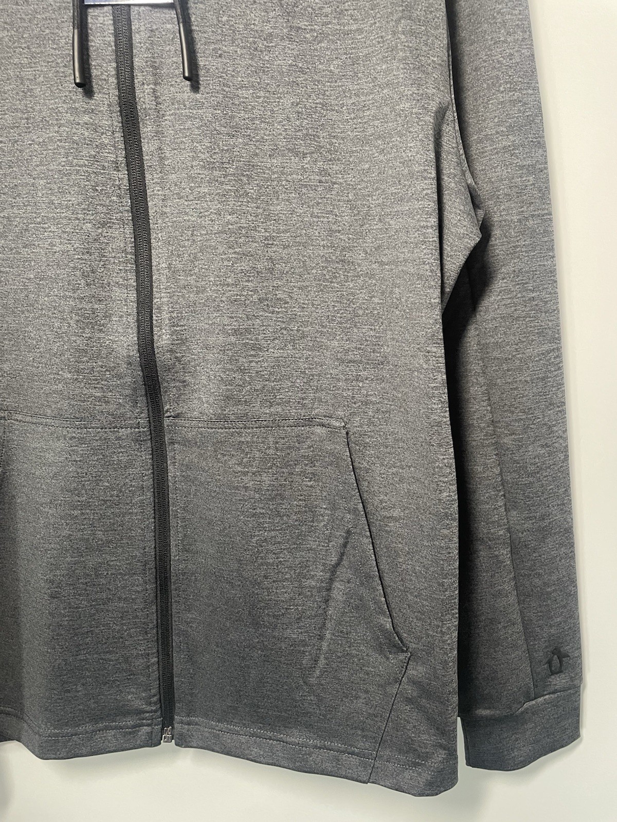 Original Penguin Sport Full Zip Jacket Men’s M Gray Dark Caviar Heather image 5