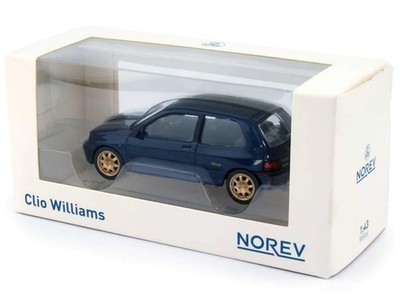 ルノー 希少RENAULT Clio williams ミニカー　1/43 NOREV 1/43 Renault Clio Williams 1993 Blue NOREV Clio