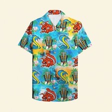 Flower Summer Print Hawaiian Shirt