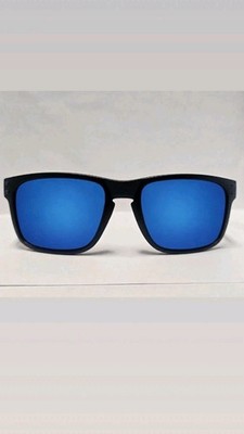 Holbrook Style Black Frames with Dark Blue UV400 Lenses Sunglasses Oakley Style