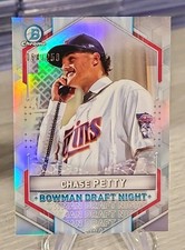 Chase Petty 2021 Bowman Chrome Bowman Draft Night Refractor /250 #BDN-2 