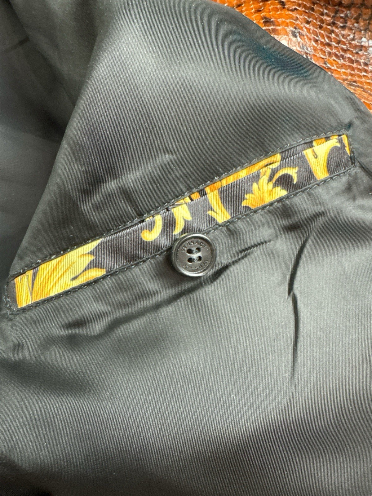 $7000 Rare Versace Exotic Python Leather Jacket X… - image 5