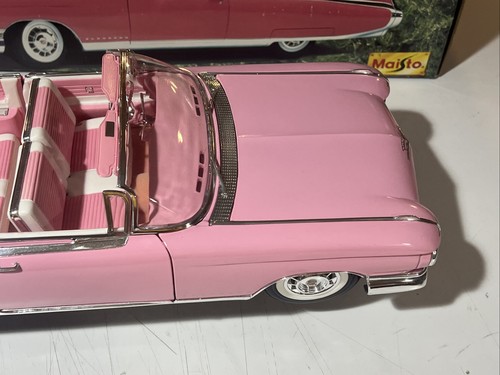 Maisto 33202P 1959 Cadillac Eldorado Biarritz 1:12 Scale With Box. Pink. Clean - Picture 18 of 23