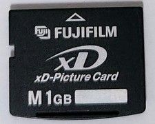 Fujifilm xD Picture Card M 1GB Camera Memory Card Fits Olympus Tested
