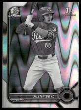 Justin Boyd 2022 Bowman Draft Chrome RayWave Cincinnati Reds #BDC-13