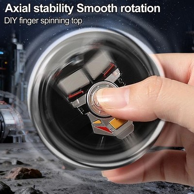 Fingertip Gyro Deformation Robot Decompression Rotating Toy J6T7