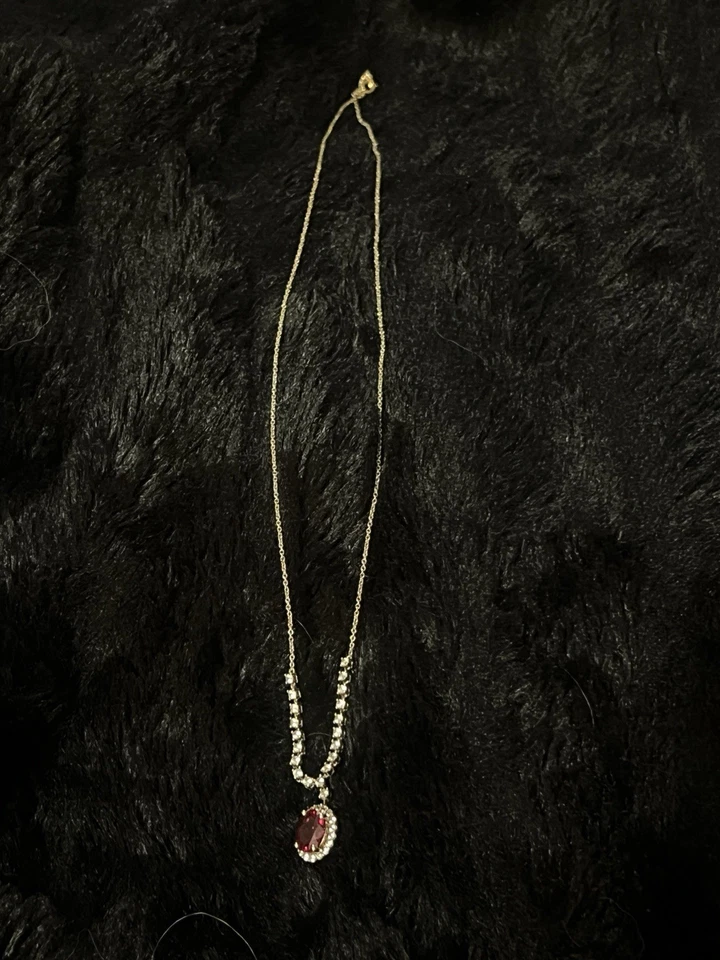 Collar Zales Oro 10k Rubí Foto 3 de 3