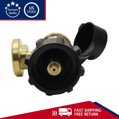 #ad #ad Propane Tank Gauge Brass Adapter W Gas Pressure Level Meter Indicator For BBQ RV $9.61