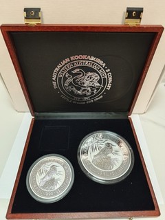 1992 Australia Kookaburra 1 kg 10 oz OTTIME CONDIZIONI scatola in legno