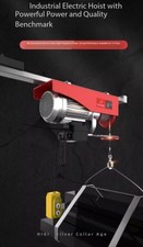 Mini Paranco Elettrico 220V Uso Domestico Piccola Gru Sollevatore Puleggia Sollevamento Gru